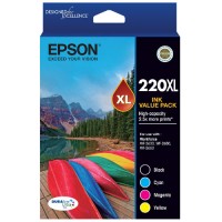 Epson 220XL High Capacity Ink Cartridges Value Pack